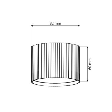Brilagi - LED Spotarmatur STRIPY 1xGX53/15W/230V guld