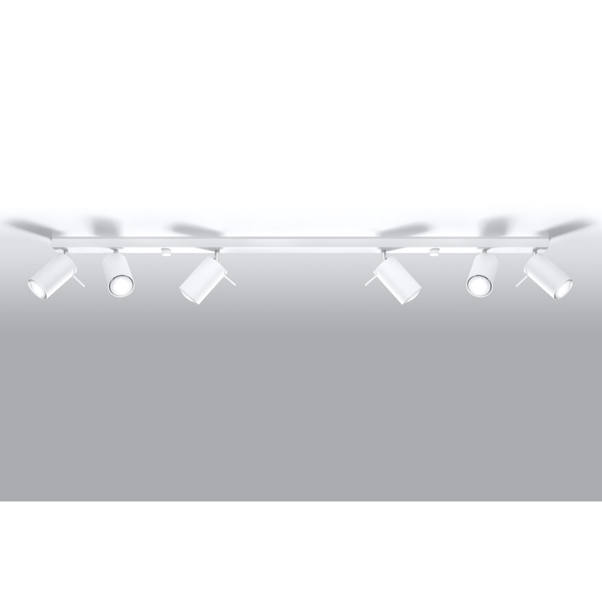 Brilagi -  LED spotlampe ASMUS 6xGU10/7W/230V hvid