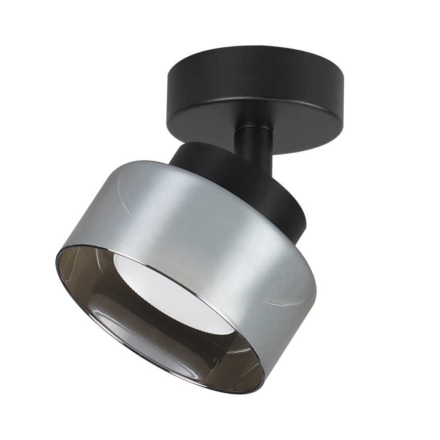 Brilagi - LED Spotlampe AURA LUX 1xGX53/30W/230V Ø 13 cm sort/røgfarvet