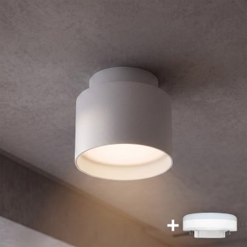 BRILAGI - LED spotlampe BACKLIT 1xGX53/15W/230V + LED/3W Ø 8 cm hvid
