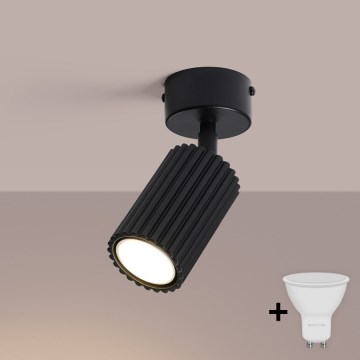 Brilagi - LED-spotlampe CRESTO 1xGU10/10W/230V sort
