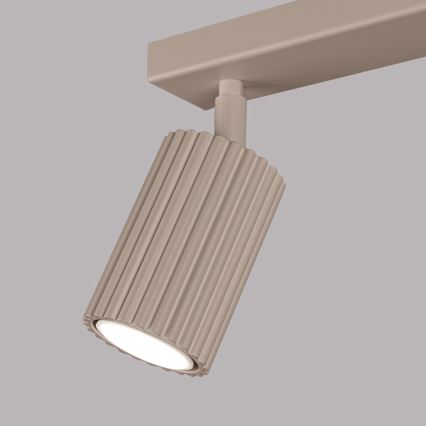 Brilagi - LED-spotlampe CRESTO 2xGU10/10W/230V taupe