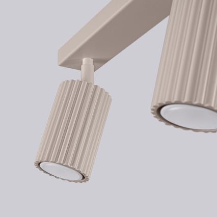 Brilagi - LED-spotlampe CRESTO 2xGU10/10W/230V taupe