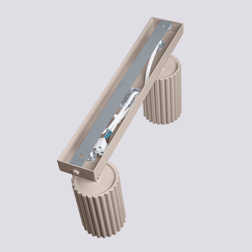 Brilagi - LED-spotlampe CRESTO 2xGU10/10W/230V taupe