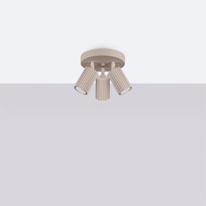 Brilagi - LED spotlampe CRESTO 3xGU10/10W/230V taupe