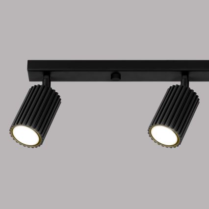 Brilagi - LED-spotlampe CRESTO 4xGU10/10W/230V sort