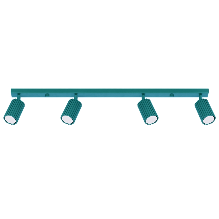 Brilagi - LED-spotlampe CRESTO 4xGU10/10W/230V turkis