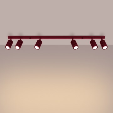 Brilagi - LED-spotlampe CRESTO 6xGU10/10W/230V bordeaux