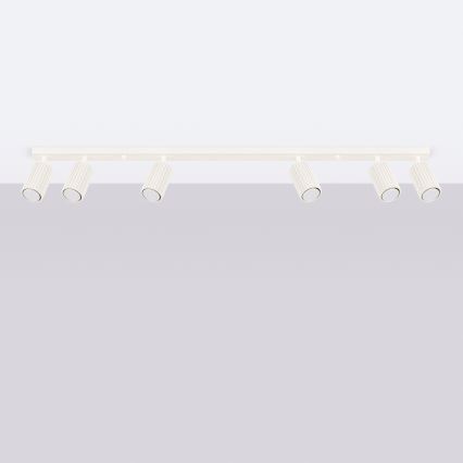 Brilagi - LED-spotlampe CRESTO 6xGU10/10W/230V cremefarvet