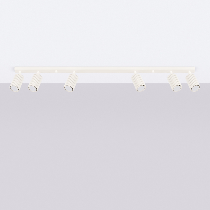 Brilagi - LED-spotlampe CRESTO 6xGU10/10W/230V cremefarvet