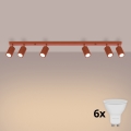 BRILAGI - LED spotlampe CRESTO 6xGU10/10W/230V orange