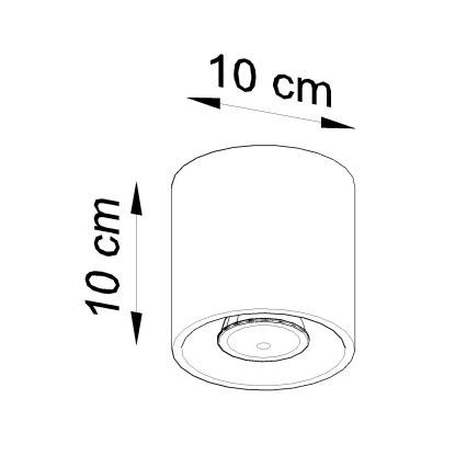 Brilagi -  LED spotlampe FRIDA 1xGU10/7W/230V grå