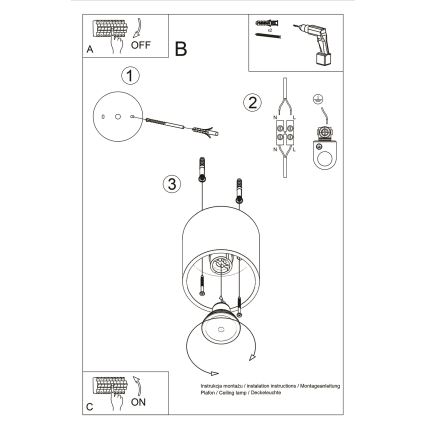 Brilagi -  LED spotlampe FRIDA 1xGU10/7W/230V sort