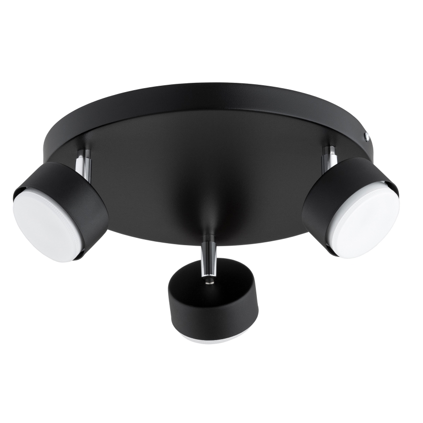 Brilagi - LED spotlampe MONO 3xGX53/30W/230V sort