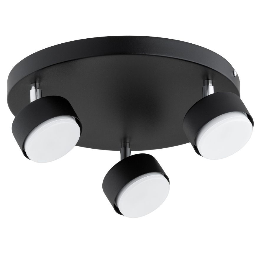 Brilagi - LED spotlampe MONO 3xGX53/30W/230V sort