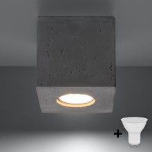 Brilagi -  LED spotlampe MURO 1xGU10/7W/230V beton
