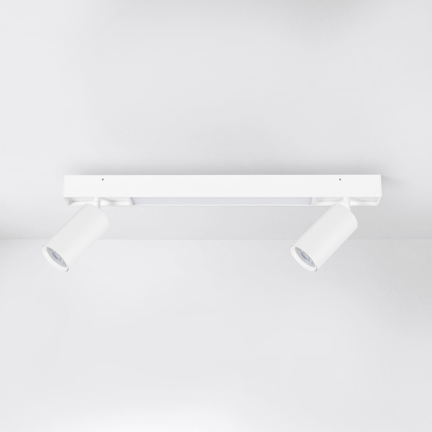 Brilagi - LED spotlampe SELE 2xGU10/30W/230V + LED/15W hvid
