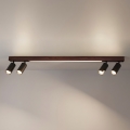 BRILAGI - LED spotlampe SELE 4xGU10/30W/230V + LED/25W sort/eg-dekor