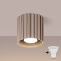 Brilagi - LED-spotlampe SFERA 1xGU10/10W/230V Ø 10 cm taupe