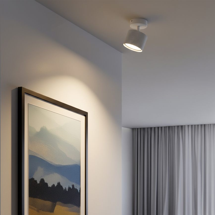 Brilagi - LED Spotlampe STRIPY 1xGX53/15W/230V hvid