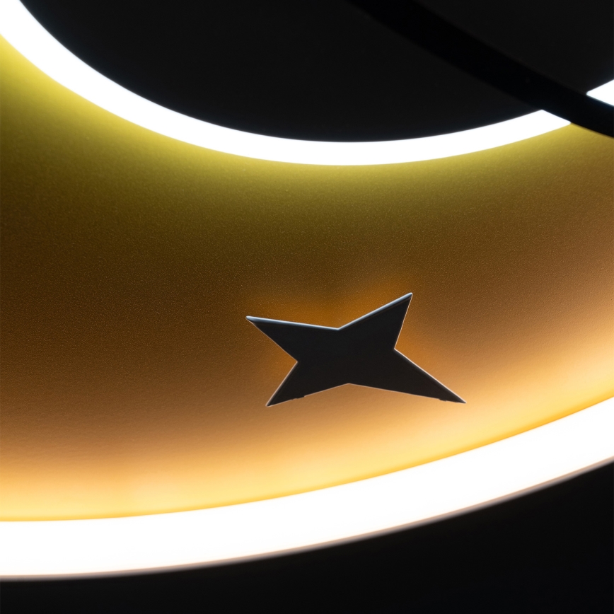 Brilagi -LED STARSHIP loftlampe til børneværelset LED/64W/230V 3000/4500K gul