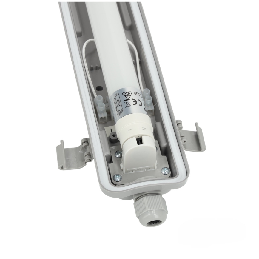 BRILAGI - LED teknisk støvtæt lysstofrørsarmatur OPTIMA T8 1xG13/18W/230V 4000K IP65 128 cm