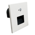Brilagi - LED trappearmatur med bevægelses- og skumringssensor JACK LED/3W/230V 3000/4000/6500K IP65 hvid