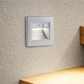 Brilagi - LED trappearmatur med sensor STEP LIGHT LED/1,5W/230V IP44 sølv