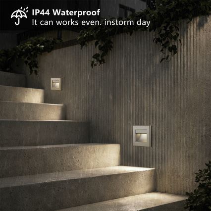 Brilagi - LED trappearmatur STEP LIGHT LED/1,5W/230V IP44 antracit