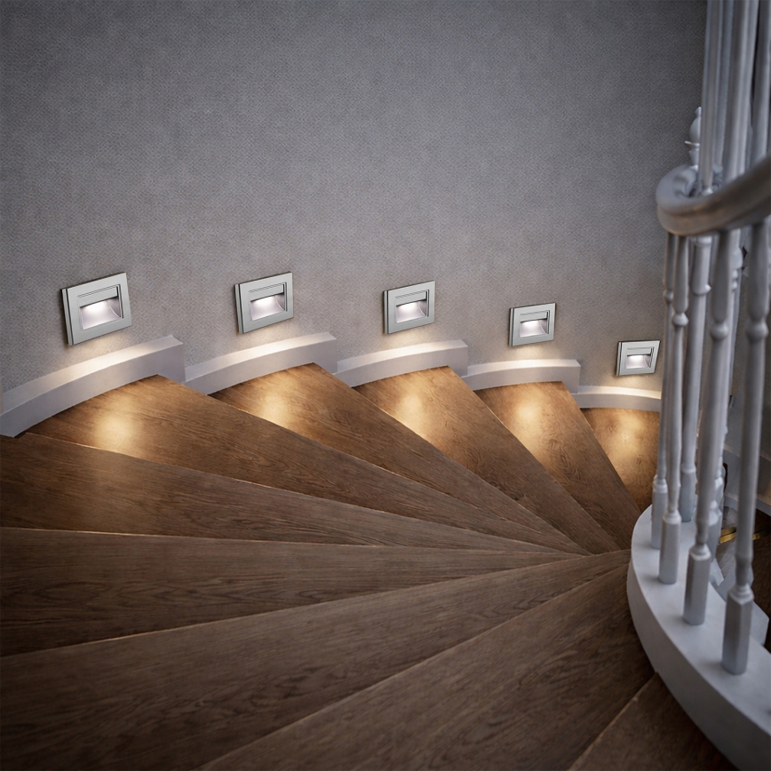 Brilagi - LED trappearmatur STEP LIGHT LED/1,5W/230V IP44 antracit