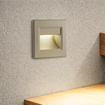 Brilagi - LED trappearmatur STEP LIGHT LED/1,5W/230V IP44 guld