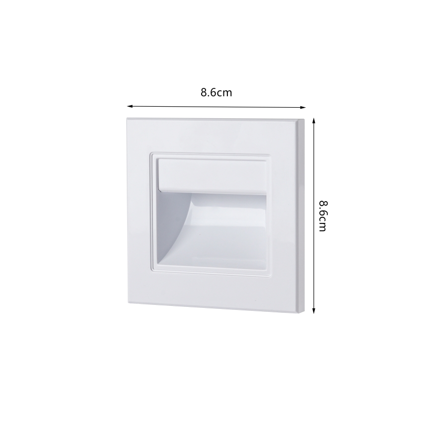 BRILAGI - LED trappebelysning STEP LIGHT LED/1,5W/230V IP44 hvid