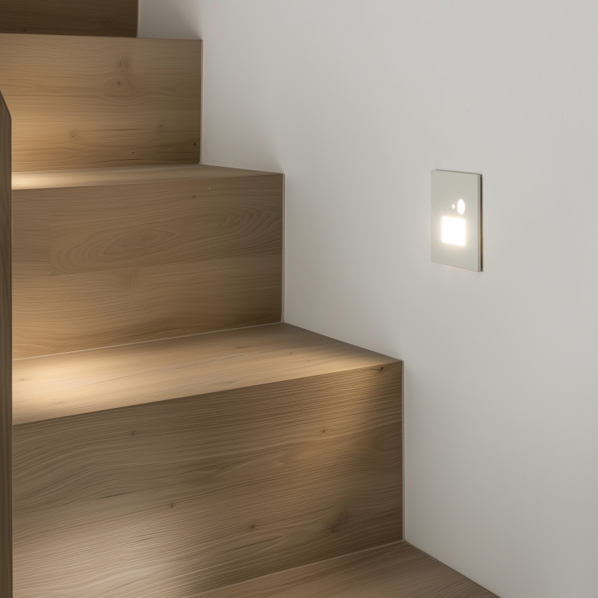 Brilagi - LED Trappelampe med bevægelsessensor JACK LED/1,5W/230V 3000K/4000K/6500K hvid