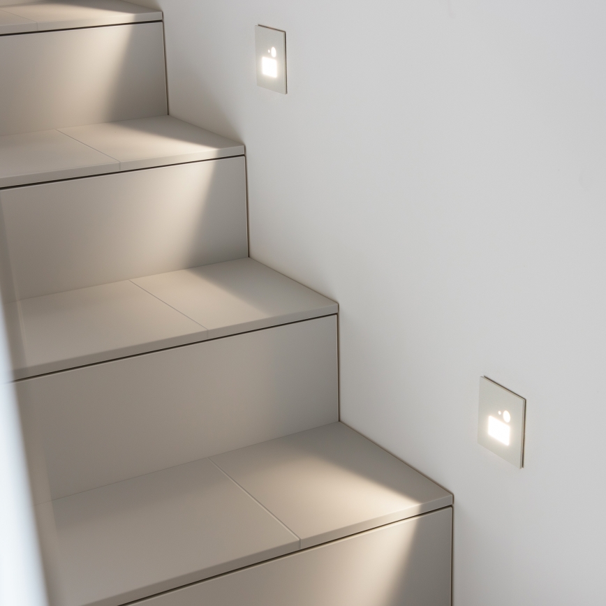 Brilagi - LED Trappelampe med bevægelsessensor JACK LED/1,5W/230V 3000K/4000K/6500K hvid