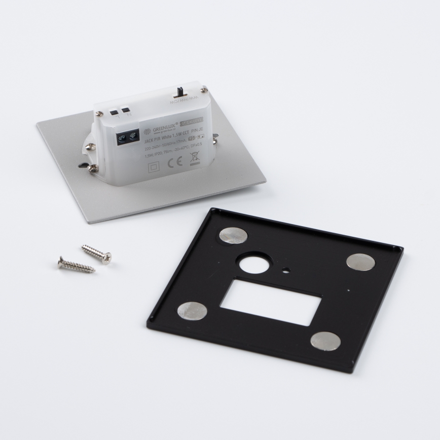 Brilagi - LED Trappelampe med bevægelsessensor JACK LED/1,5W/230V 3000K/4000K/6500K sort