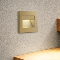 Brilagi - LED trappelampe STEP LIGHT LED/1,5W/230V IP44 guld