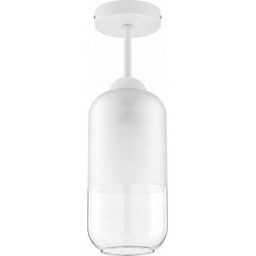 BRILAGI - LED tætmonteret loftlampe RETRO GLASS 1xE27/60W/230V Ø 14 cm hvid