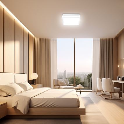 Brilagi - LED Udendørs armatur BENE LED/18W/230V 22x22 cm hvid IP54