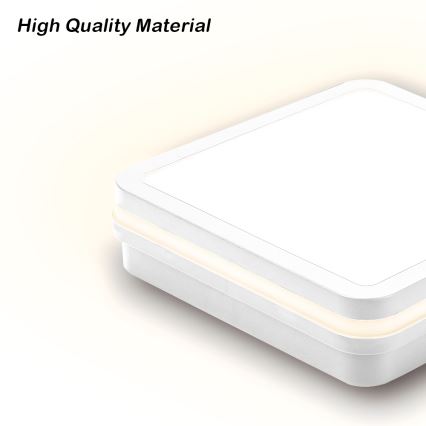 Brilagi - LED Udendørs armatur BENE LED/18W/230V 22x22 cm hvid IP54