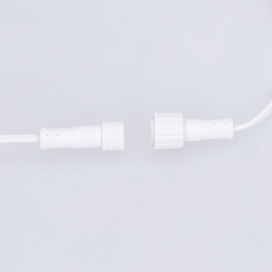 Brilagi - LED udendørs dekorativ lyskæde GIRLANDA 25xE12/0,6W/230V 20m hvid IP44 varm hvid