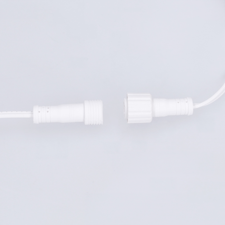 Brilagi - LED udendørs dekorationslyskæde GIRLANDA 10xE12/0,6W/230V 8m hvid IP44 varmhvid