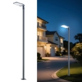 Brilagi - LED udendørs gadelampe med 3 m stolpe og drejeled URBANLIGHT LED/200W/230V, antracit, IP65