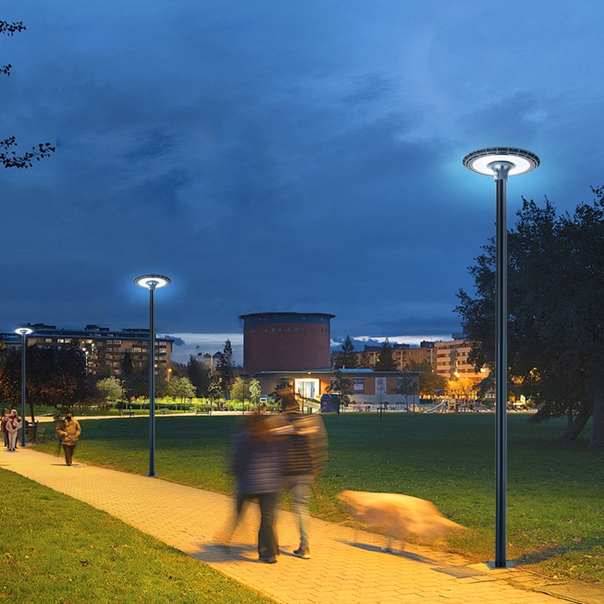 Brilagi - LED udendørs gadelampe med 3 m stolpe URBANSPARK LED/120W/230V antracit IP65