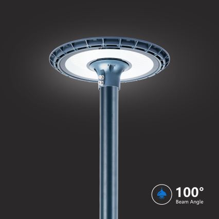 Brilagi - LED udendørs gadelampe med 3 m stolpe URBANSPARK LED/120W/230V antracit IP65