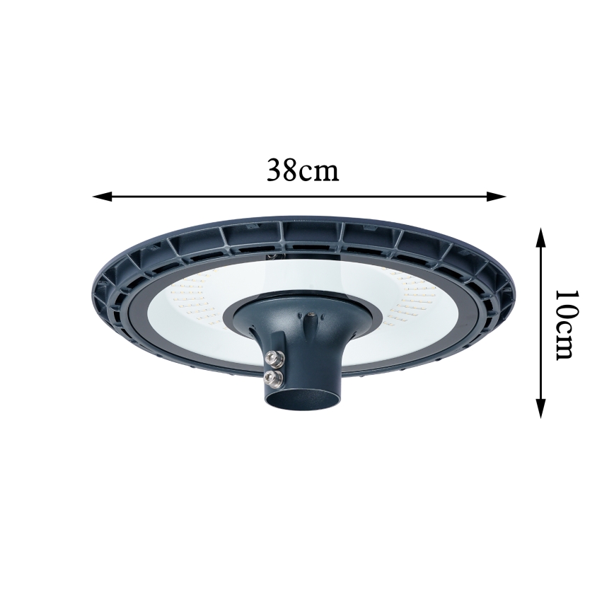 Brilagi - LED udendørs gadelampe med 3 m stolpe URBANSPARK LED/120W/230V antracit IP65
