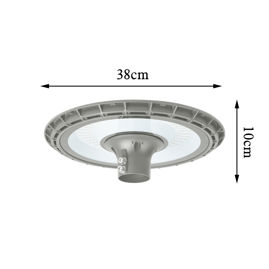 BRILAGI - LED Udendørs gadelampe med mast 3 m URBANSPARK LED/120W/230V grå IP65