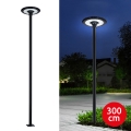 Brilagi - LED udendørs gadelampe med 3 m stolpe URBANSPARK LED/60W/230V sort IP65