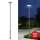 Brilagi - LED udendørs gadelampe med 5 m mast URBANSPARK LED/120W/230V antracit IP65