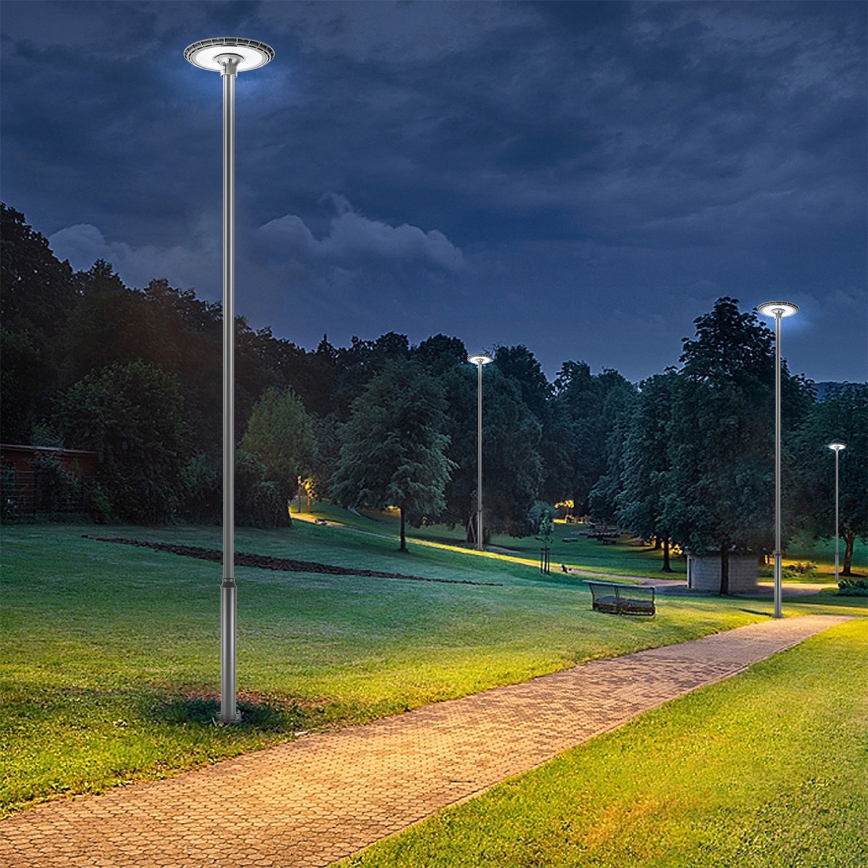 Brilagi - LED udendørs gadelampe med 5 m mast URBANSPARK LED/120W/230V antracit IP65