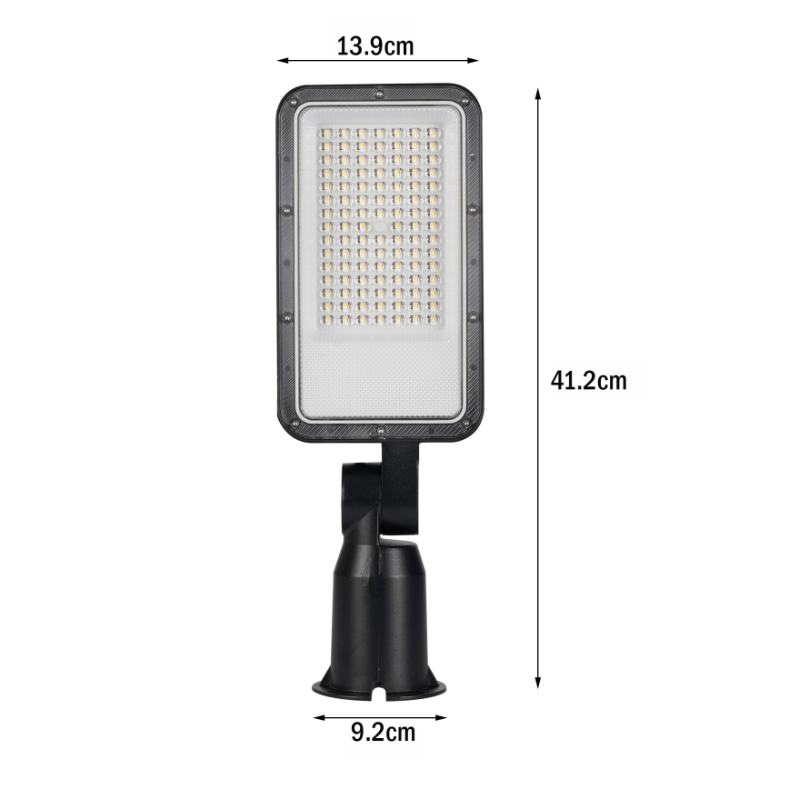 Brilagi - URBANLIGHT LED udendørs gadelampe med justerbart ledfæste 50W/230V sort IP65